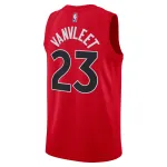 Unisex Toronto Raptors Fred VanVleet Red Swingman Jersey - Icon Edition