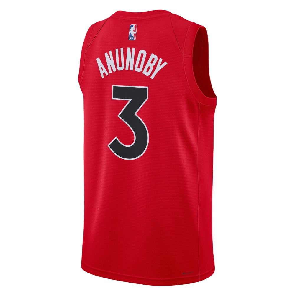 Unisex Toronto Raptors OG Anunoby Red Swingman Jersey - Icon Edition