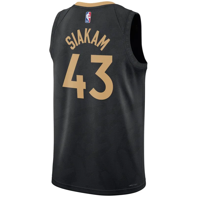 Unisex Toronto Raptors Pascal Siakam Black 2022/23 Swingman Jersey - City Edition