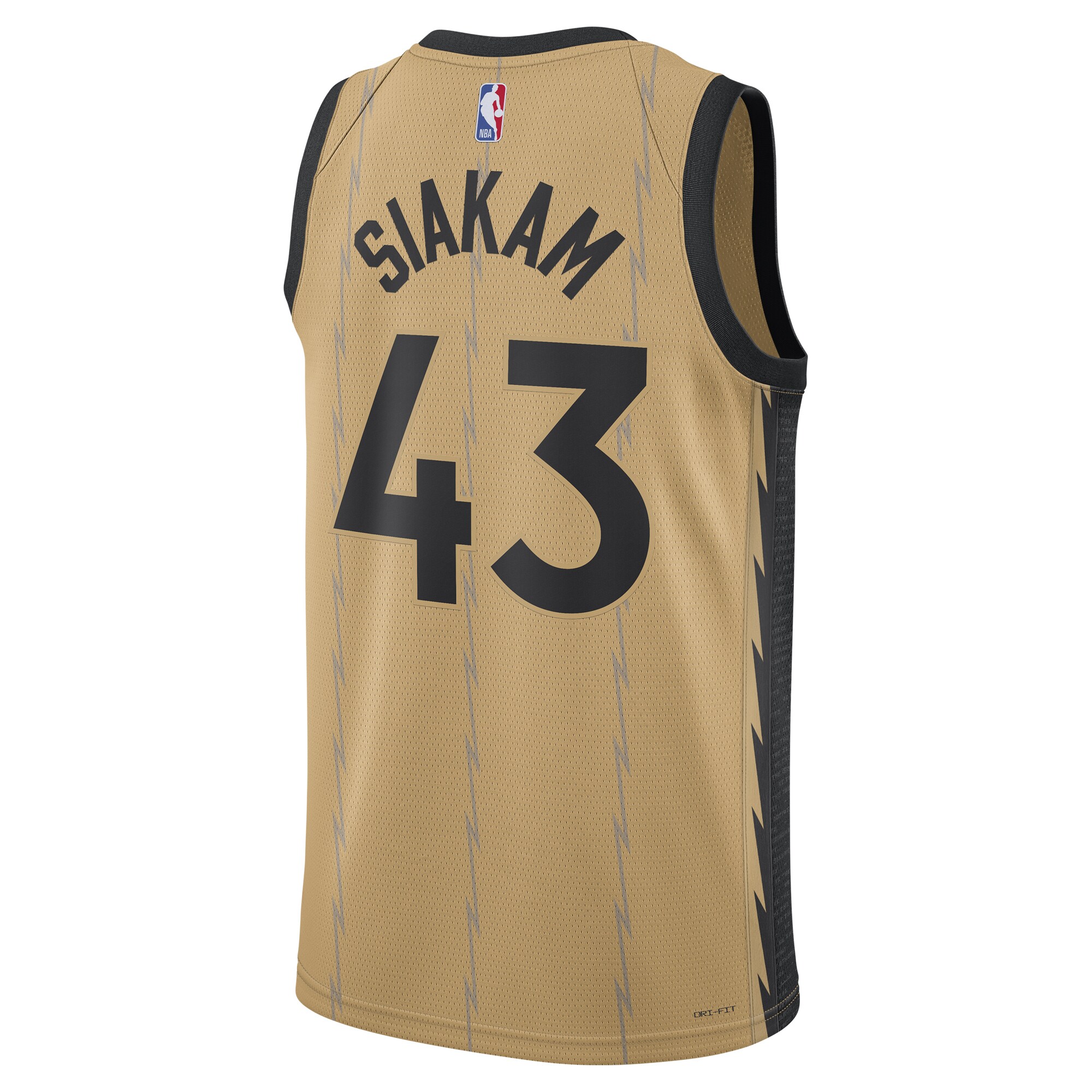 Unisex Toronto Raptors Pascal Siakam Gold 2023/24 Swingman Jersey - City Edition
