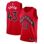 Unisex Toronto Raptors Pascal Siakam Red Swingman Jersey - Icon Edition