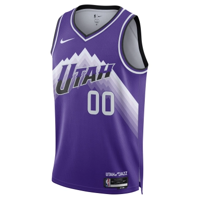 Unisex Utah Jazz Jordan Clarkson Purple 2023/24 Swingman Jersey - City Edition 02