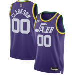 Unisex Utah Jazz Jordan Clarkson Purple Swingman Replica Jersey - Classic Edition