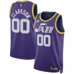 Unisex Utah Jazz Jordan Clarkson Purple Swingman Replica Jersey - Classic Edition