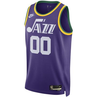 Unisex Utah Jazz Jordan Clarkson Purple Swingman Replica Jersey - Classic Edition 02