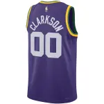 Unisex Utah Jazz Jordan Clarkson Purple Swingman Replica Jersey - Classic Edition