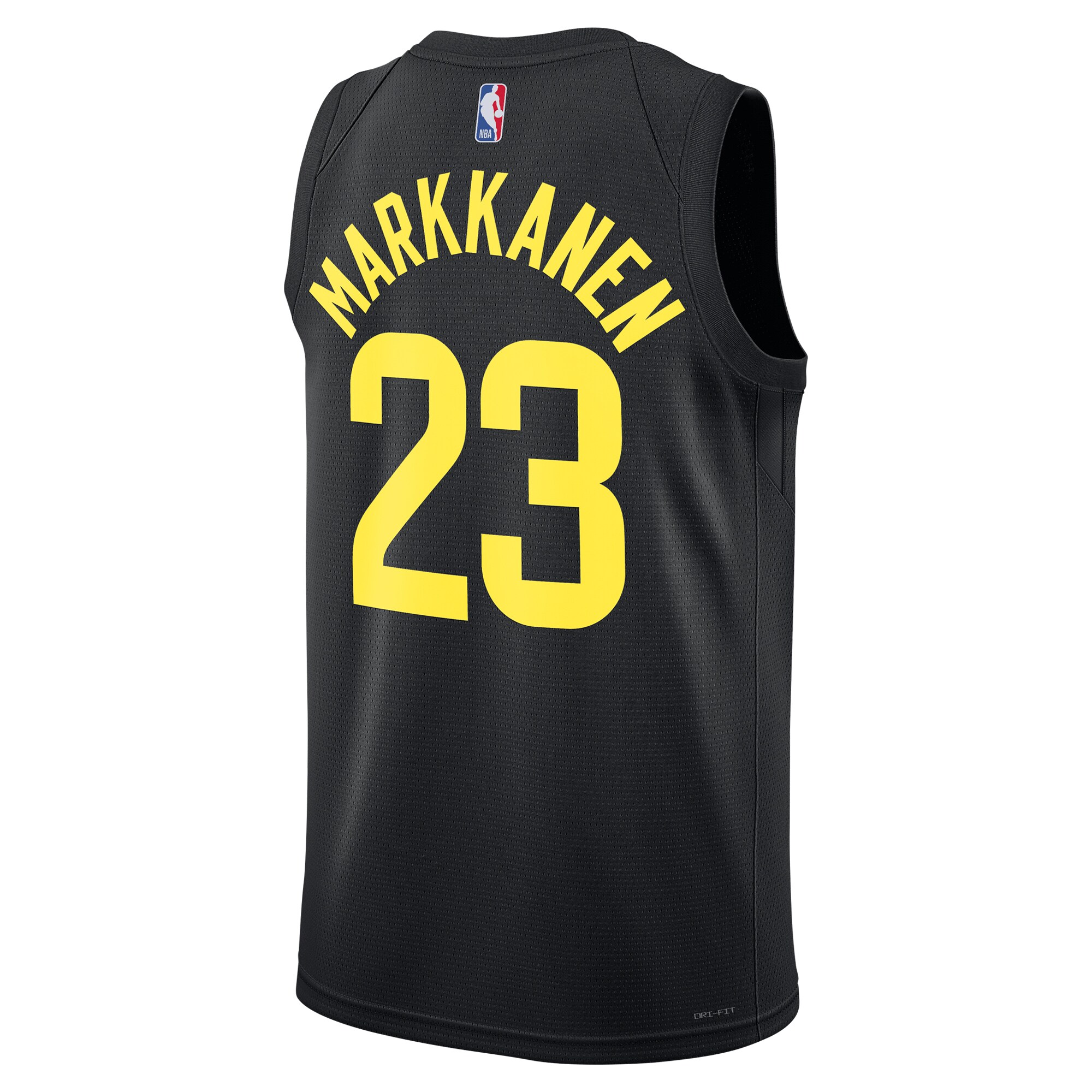 Unisex Utah Jazz Lauri Markkanen Black Swingman Jersey - Statement Edition