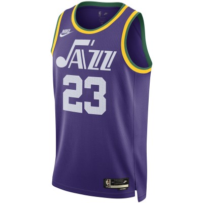 Unisex Utah Jazz Lauri Markkanen Purple 2023/24 Swingman Replica Jersey - Classic Edition 02