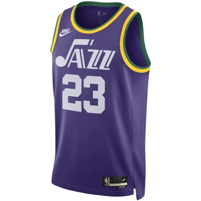 Unisex Utah Jazz Lauri Markkanen Purple 2023/24 Swingman Replica Jersey - Classic Edition 02