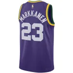 Unisex Utah Jazz Lauri Markkanen Purple 2023/24 Swingman Replica Jersey - Classic Edition
