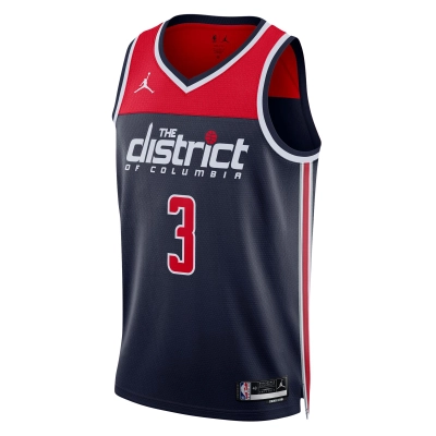 Unisex Washington Wizards Bradley Beal Navy Swingman Jersey - Statement Edition 02