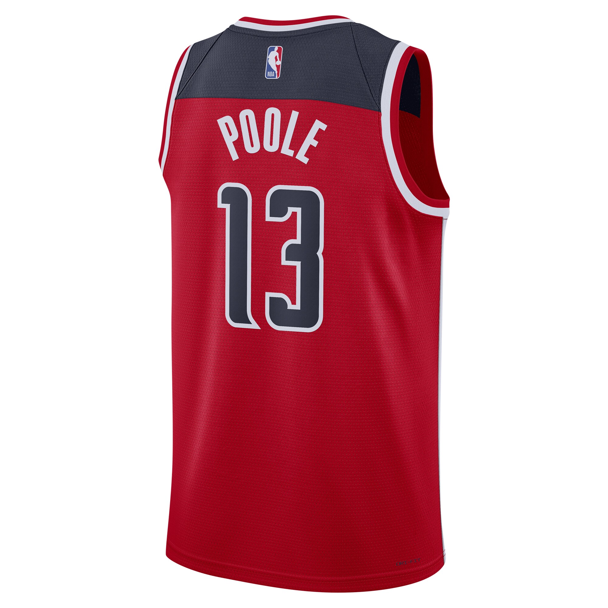 Unisex Washington Wizards Jordan Poole Red Swingman Jersey - Icon Edition
