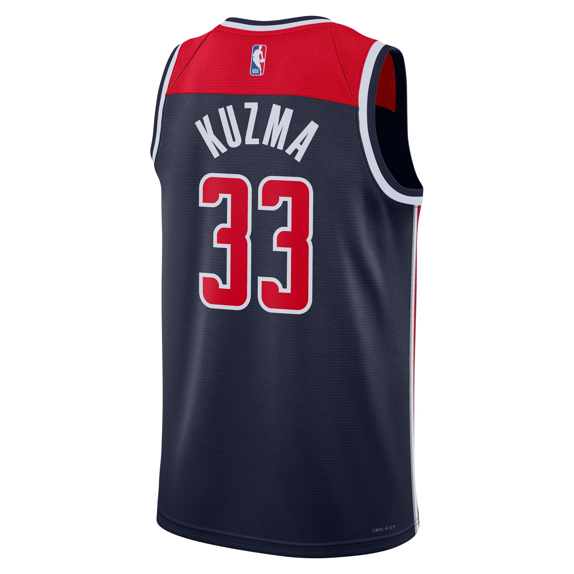 Unisex Washington Wizards Kyle Kuzma Navy Swingman Jersey - Statement Edition