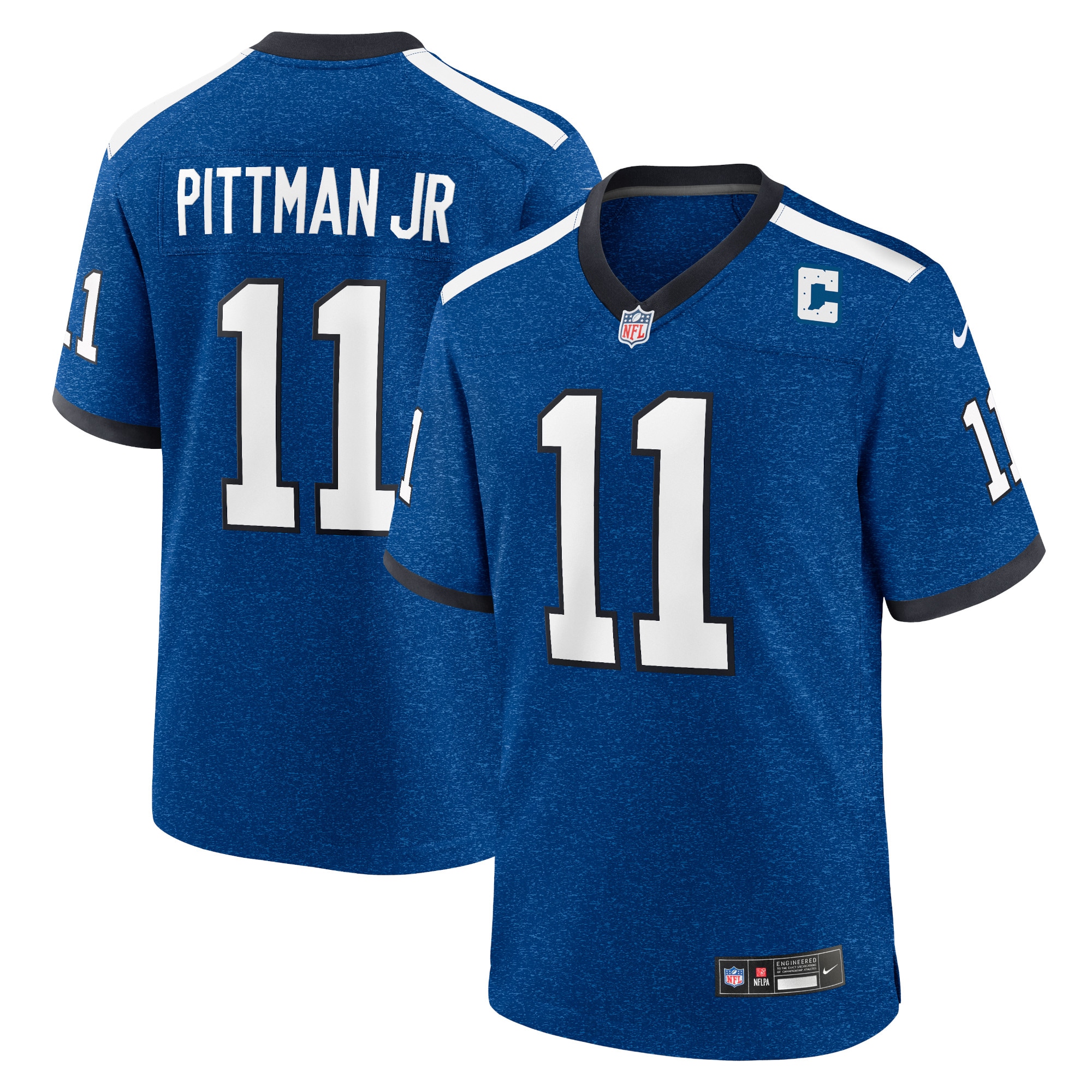 Indiana Nights Men's Indianapolis Colts Michael Pittman Jr. Blue Alternate Game Jersey
