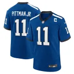 Indiana Nights Men's Indianapolis Colts Michael Pittman Jr. Blue Alternate Game Jersey