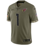 Men's Arizona Cardinals Olive 2022 Salute To Service Limited Jersey