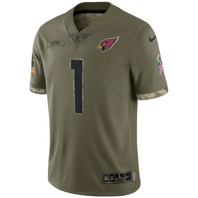 Men's Arizona Cardinals Olive 2022 Salute To Service Limited Jersey 02