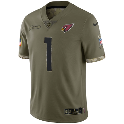 Men's Arizona Cardinals Olive 2022 Salute To Service Limited Jersey 02