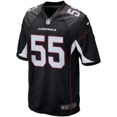 Men's Arizona Cardinals Chandler Jones Black Game Jersey 02