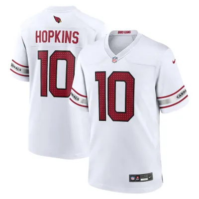 Men's Arizona Cardinals DeAndre Hopkins White Game Player Jersey 01