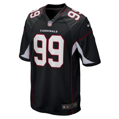 Men's Arizona Cardinals J.J. Watt Black Alternate Game Jersey 02