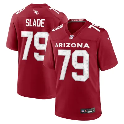 Men's Arizona Cardinals Jacob Slade Cardinal Game Jersey 01