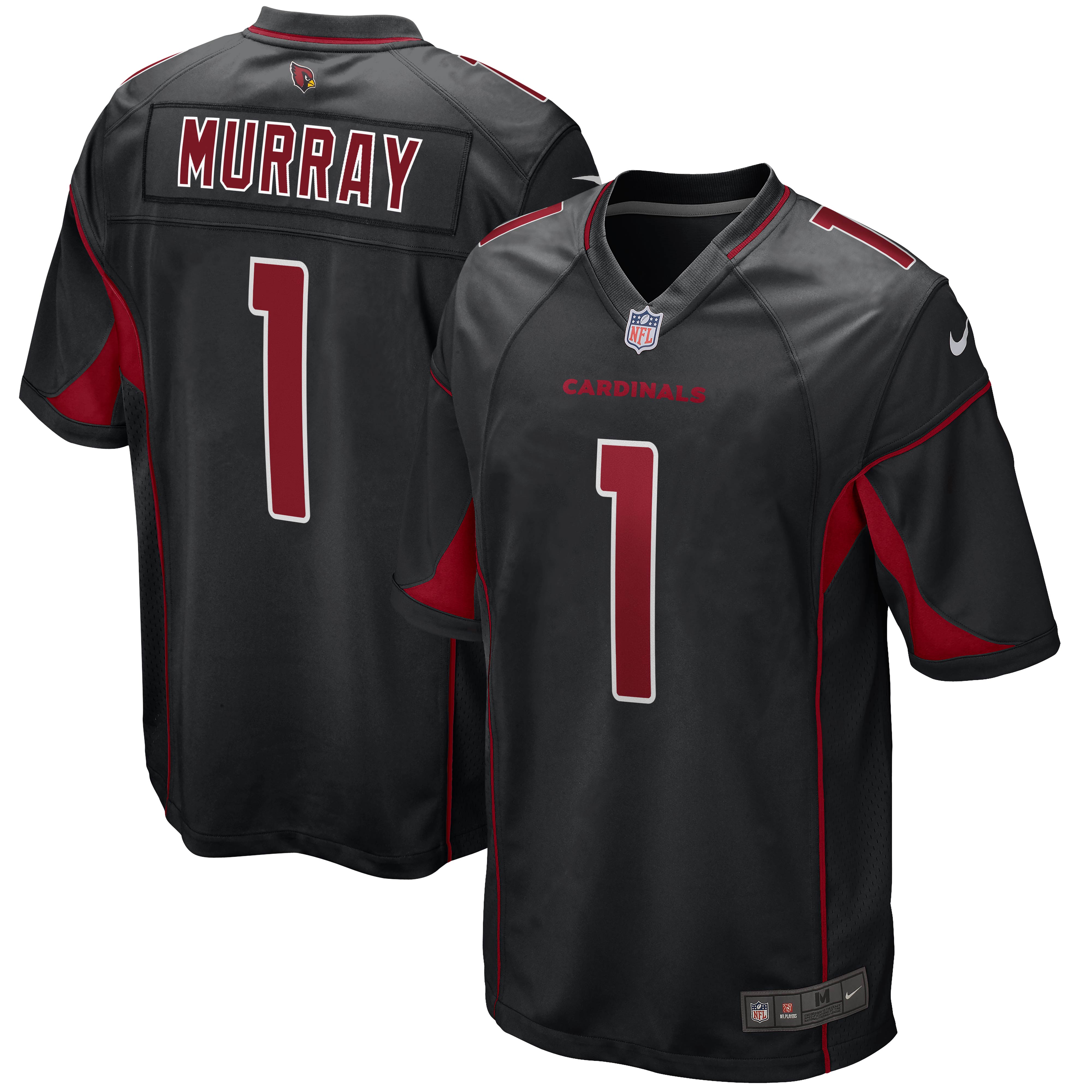 Men's Arizona Cardinals Kyler Murray Black 2nd Alternate Game Jersey