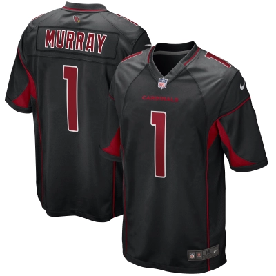 Men's Arizona Cardinals Kyler Murray Black 2nd Alternate Game Jersey 01