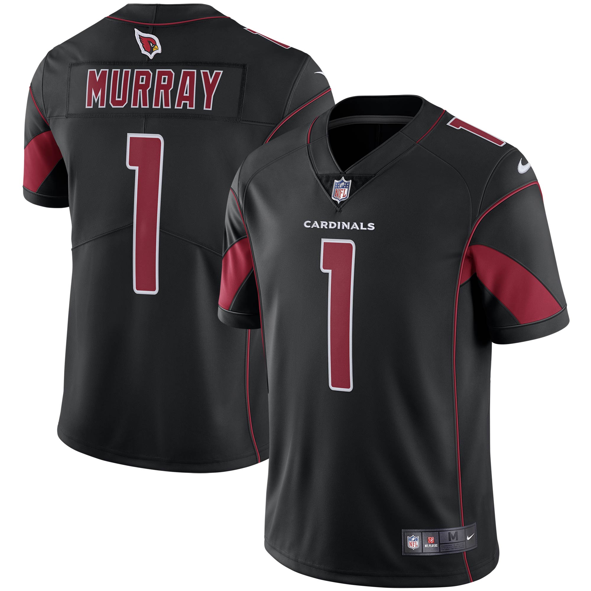 Men's Arizona Cardinals Kyler Murray Black Color Rush Vapor Limited Jersey