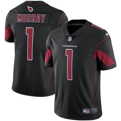 Men's Arizona Cardinals Kyler Murray Black Color Rush Vapor Limited Jersey 01