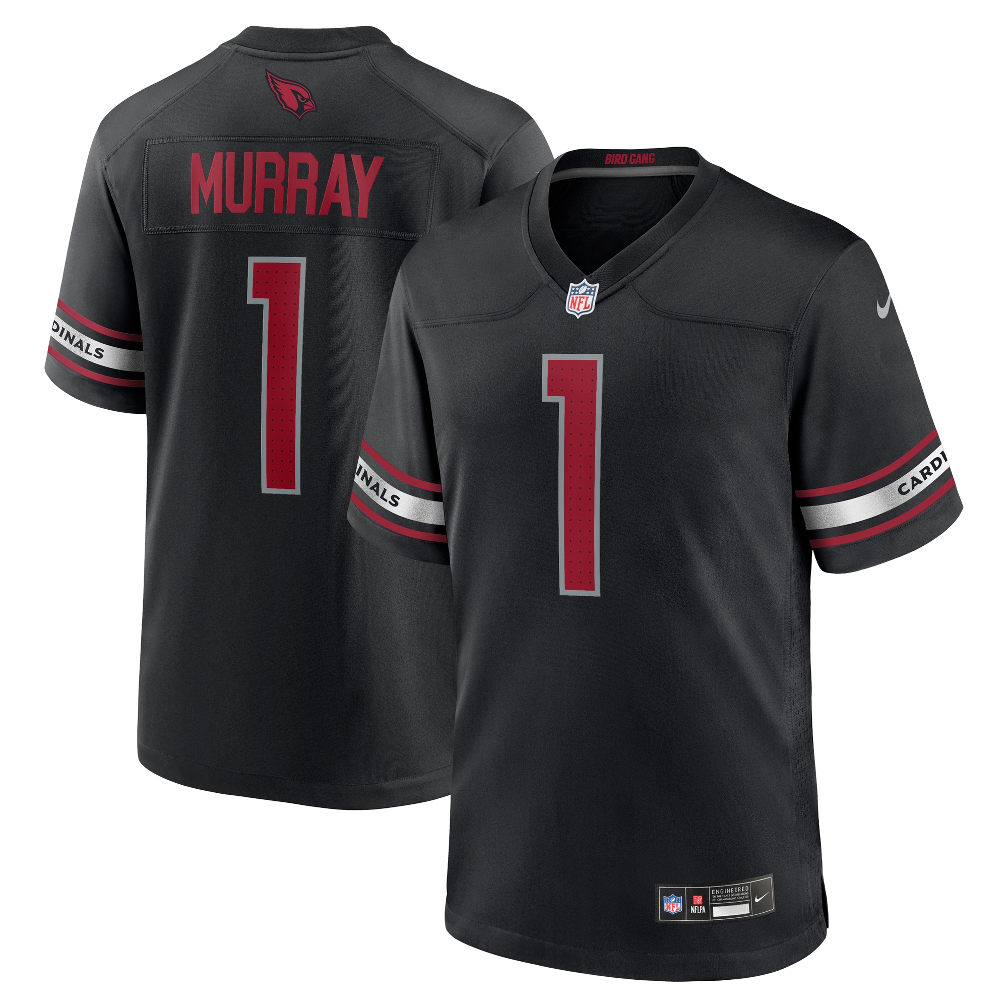 Men's Arizona Cardinals Kyler Murray Black Game Jersey
