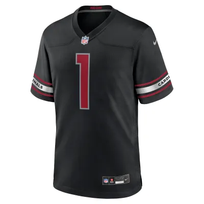 Men's Arizona Cardinals Kyler Murray Black Game Jersey 02