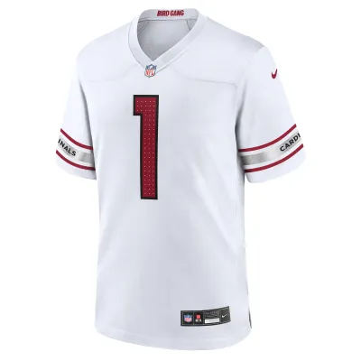 Men's Arizona Cardinals Kyler Murray White Game Player Jersey 02