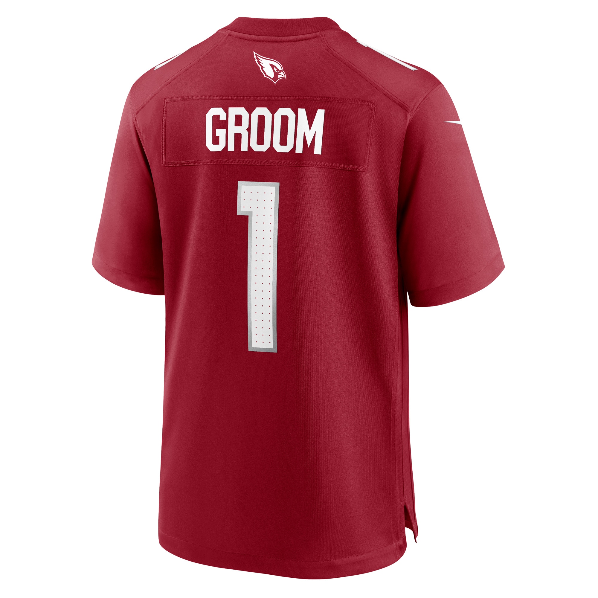 Men's Arizona Cardinals Number 1 Groom Cardinal Game Jersey