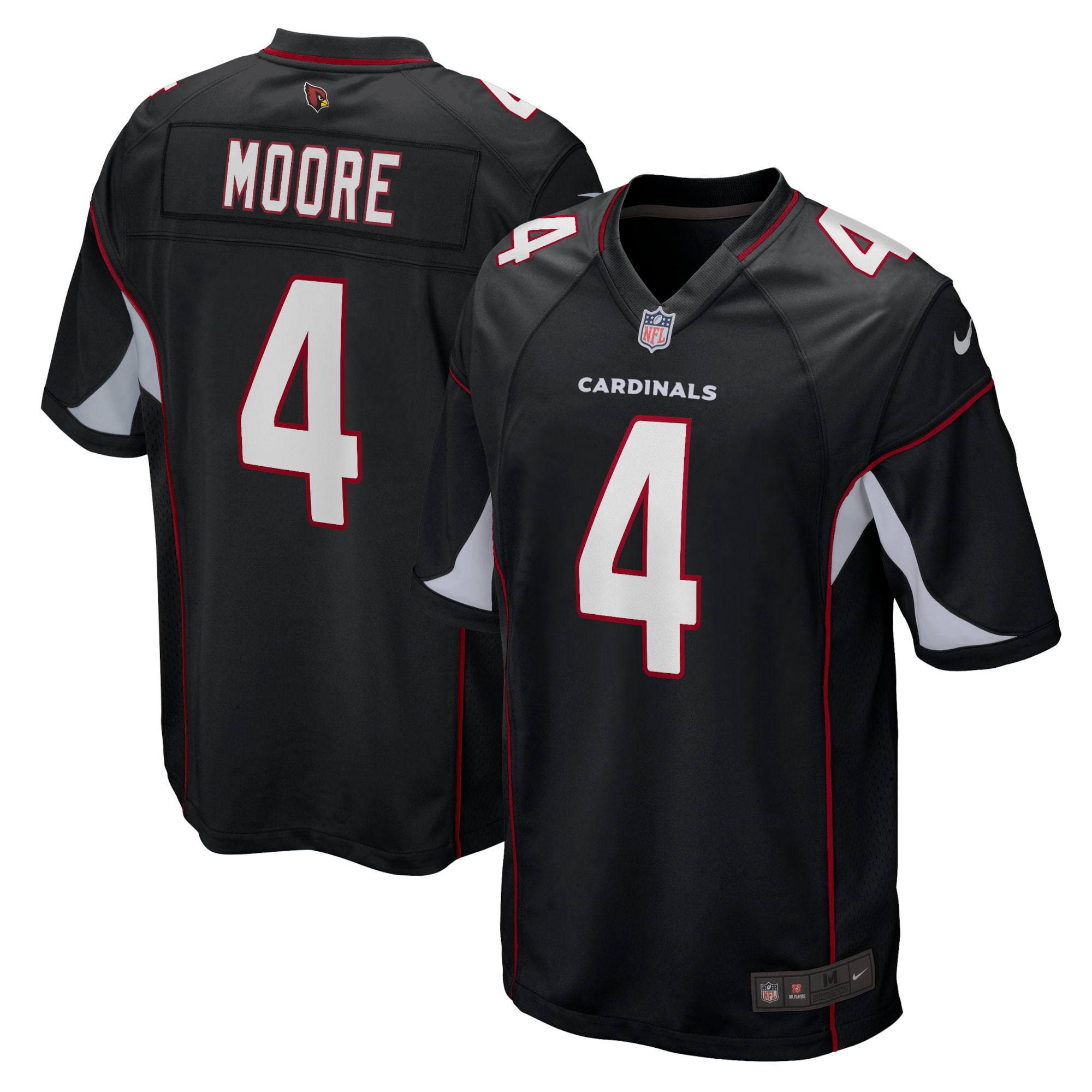 Men's Arizona Cardinals Rondale Moore Black Game Jersey