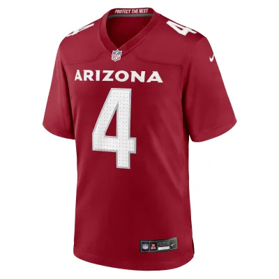 Men's Arizona Cardinals Rondale Moore Cardinal Game Player Jersey 02