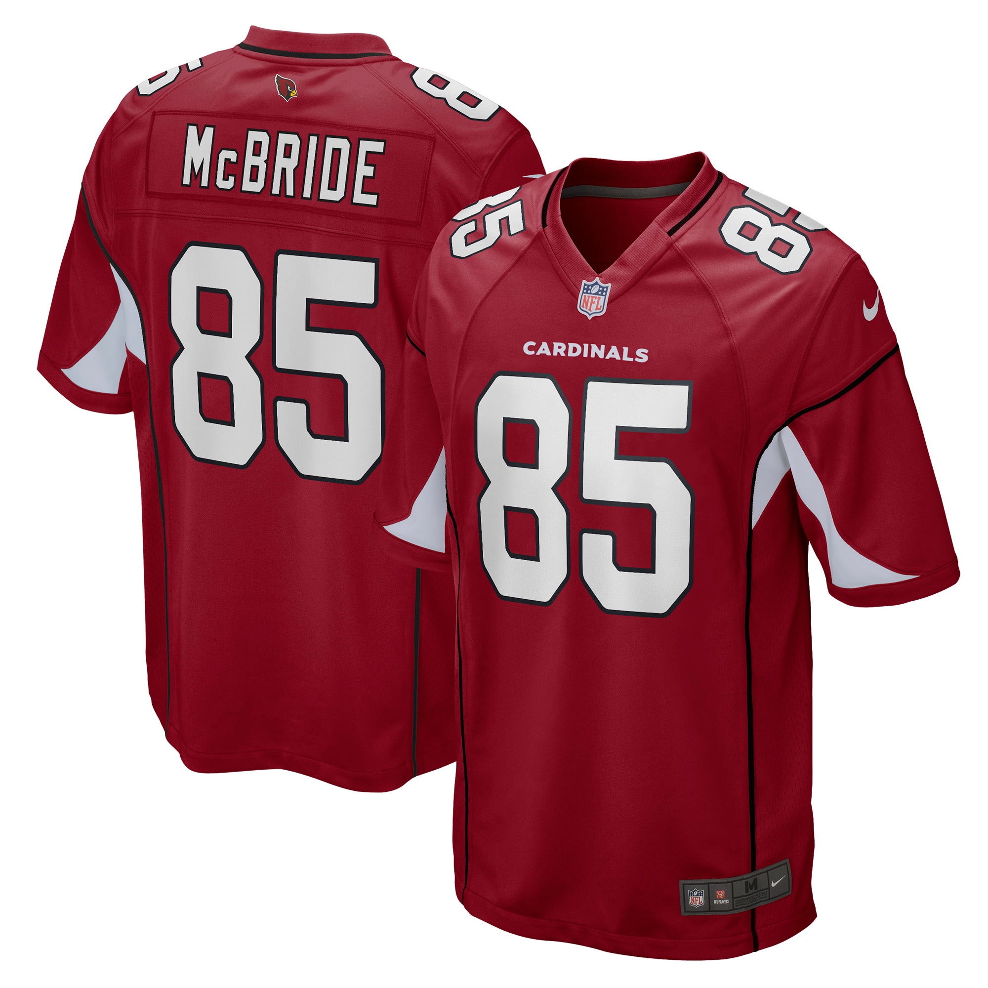 Men's Arizona Cardinals Trey McBride Cardinal Game Player Jersey