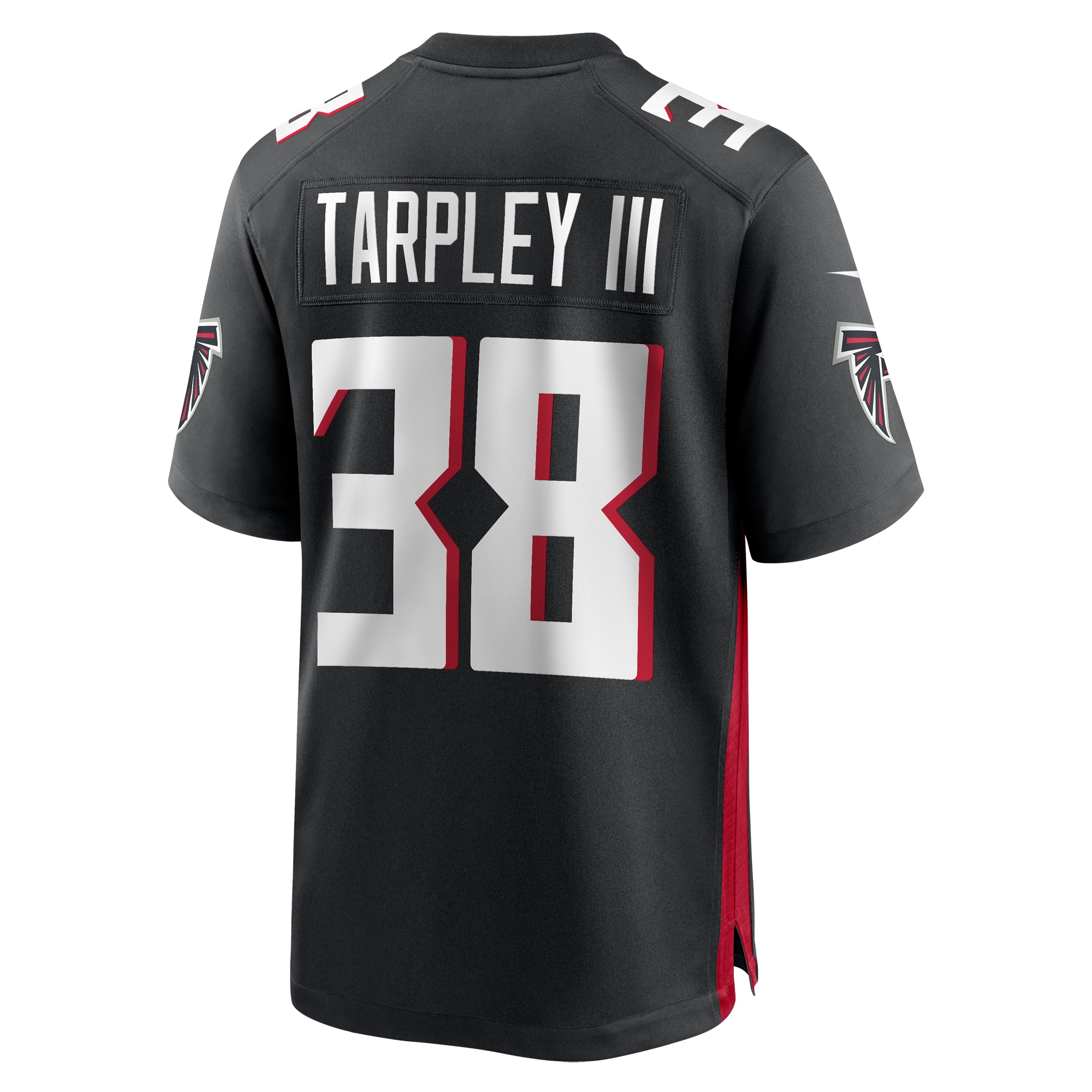 Men's Atlanta Falcons Arnold Tarpley III Black Game Jersey