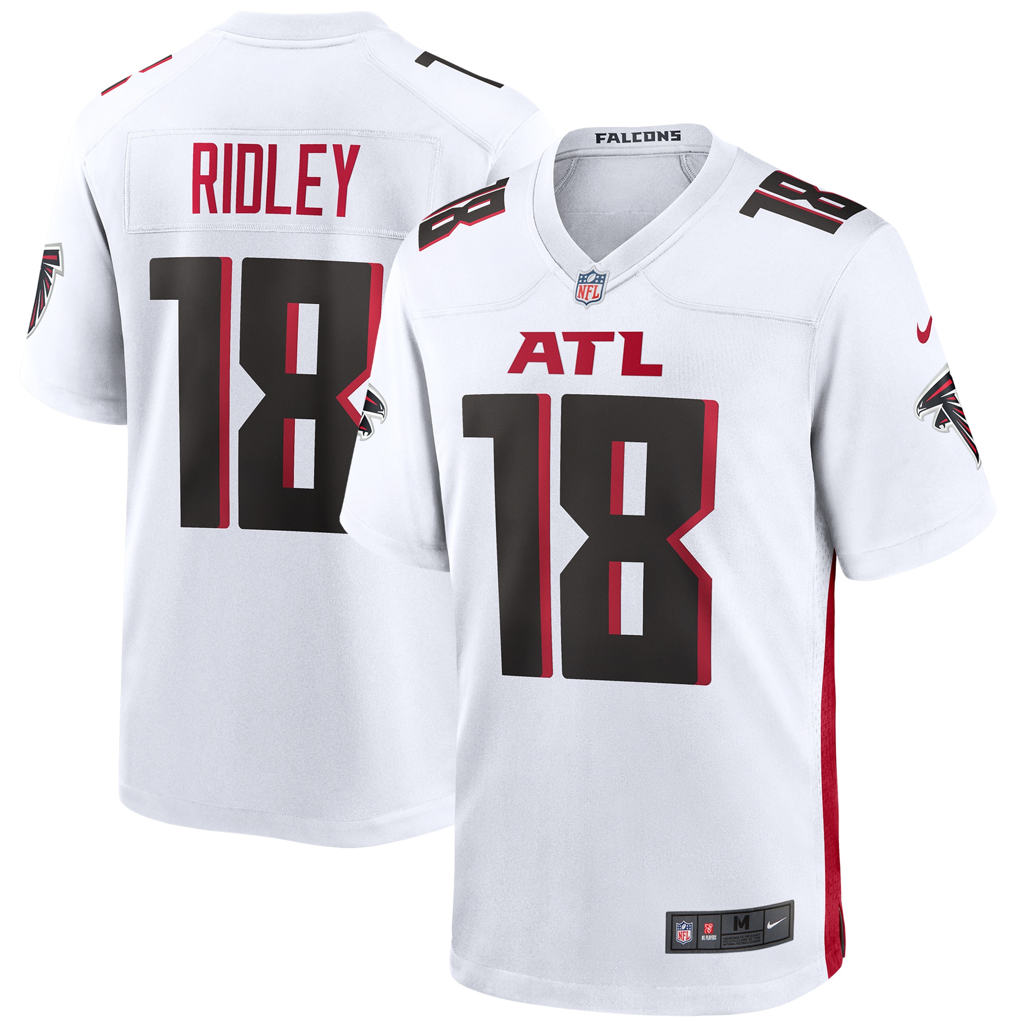 Men's Atlanta Falcons Calvin Ridley White Game Jersey