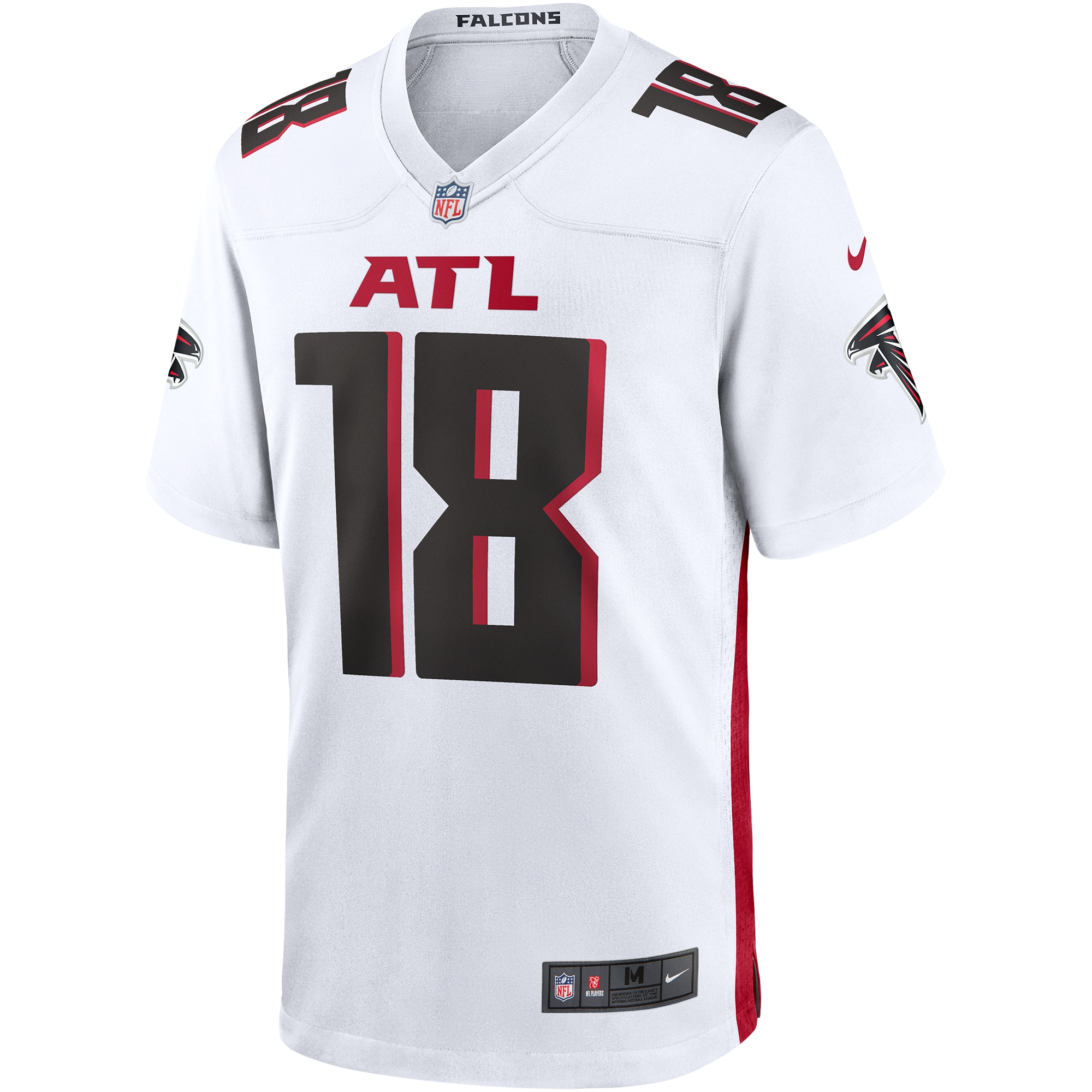 Men's Atlanta Falcons Calvin Ridley White Game Jersey