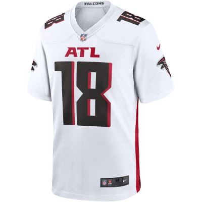 Men's Atlanta Falcons Calvin Ridley White Game Jersey 02