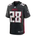 Men's Atlanta Falcons Carlos Washington Black Game Jersey