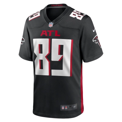 Men's Atlanta Falcons Charlie Woerner Black Game Jersey 02