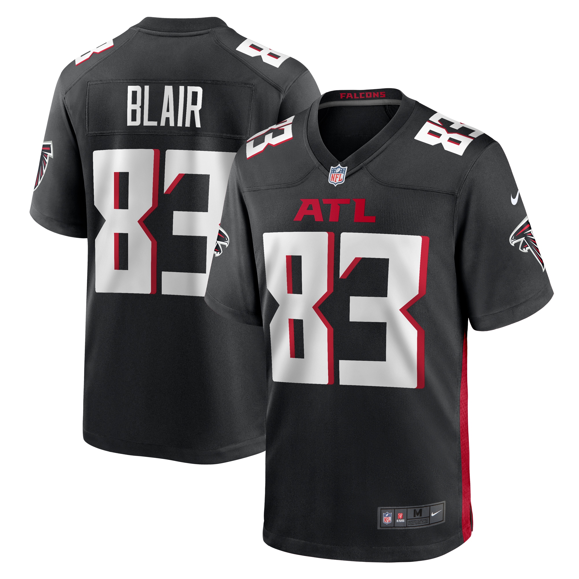 Men's Atlanta Falcons Chris Blair Black Game Jersey