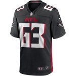 Men's Atlanta Falcons Chris Lindstrom Black Game Jersey