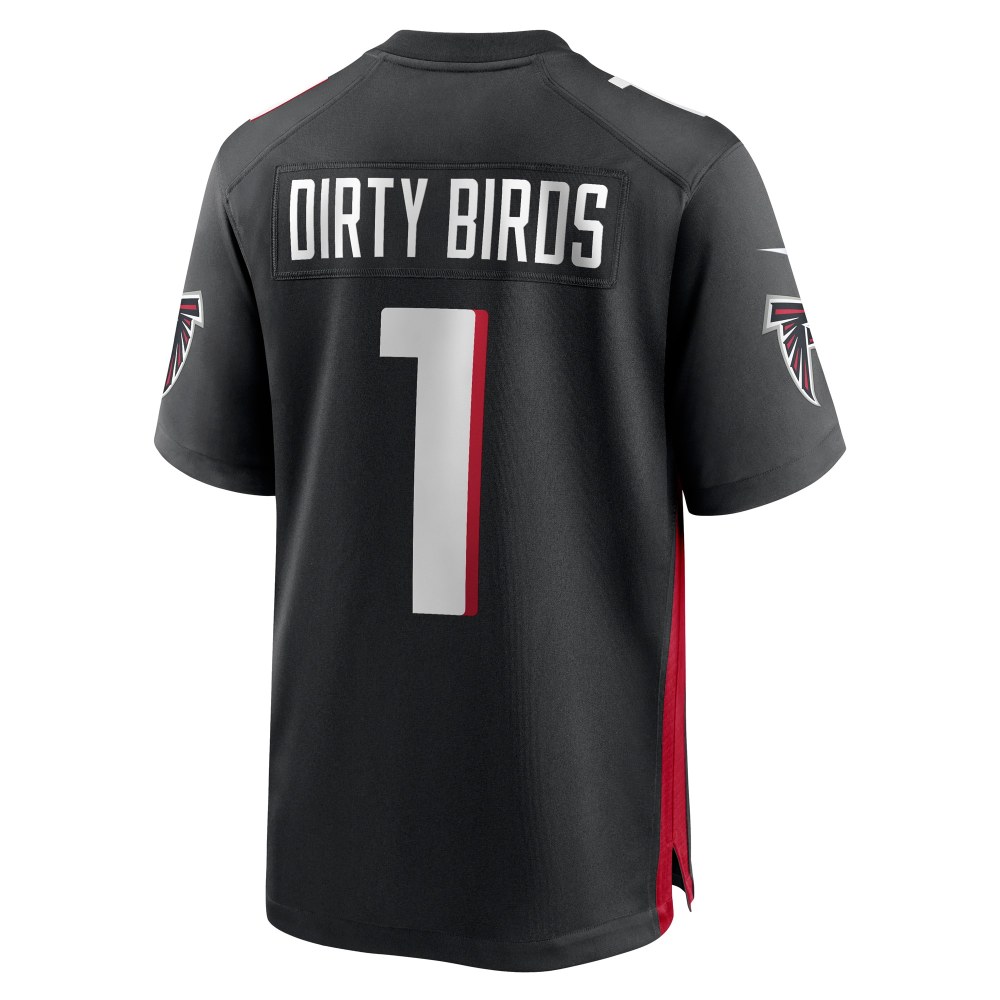 Men's Atlanta Falcons Dirty Birds Black Game Jersey