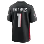 Men's Atlanta Falcons Dirty Birds Black Game Jersey