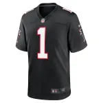Men's Atlanta Falcons Dirty Birds Black Throwback Game Jersey