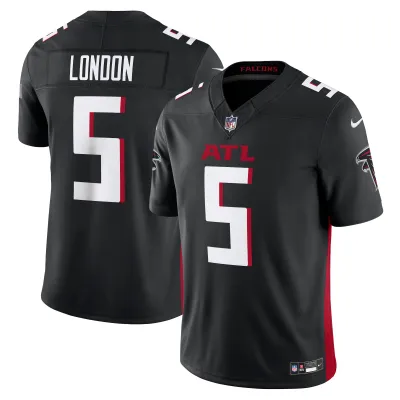 Men's Atlanta Falcons Drake London Black Vapor F.U.S.E. Limited Jersey 01