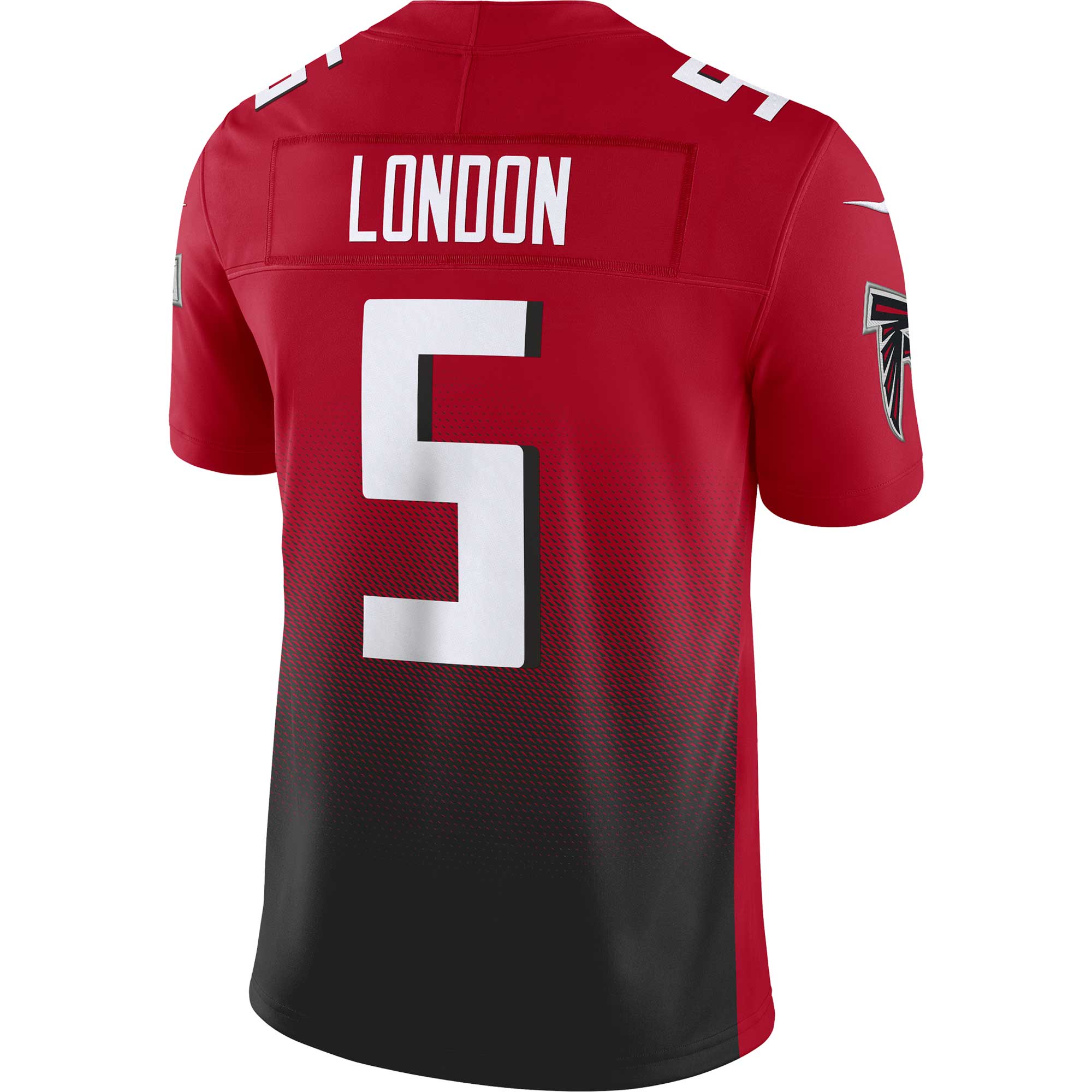 Men's Atlanta Falcons Drake London Red Vapor F.U.S.E. Limited Jersey